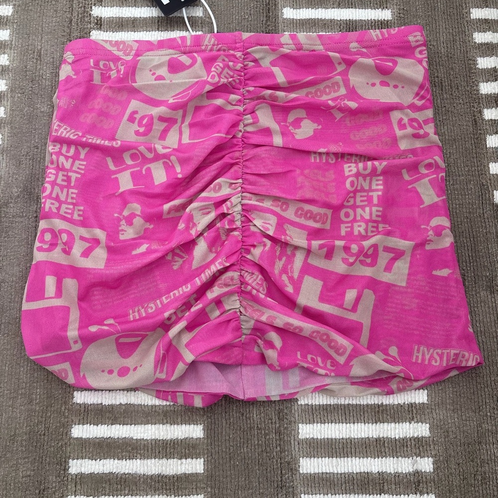 Hysteric Glamour Pink Graphic Women's Skirt